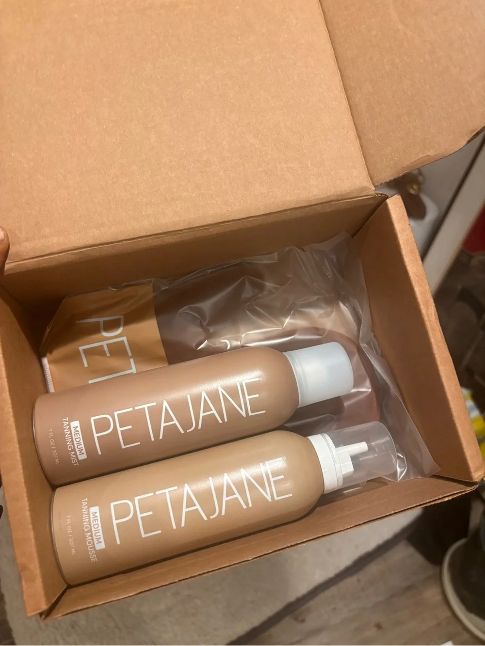 Petajane Bronzing Mousse & Applicator Set - Medium